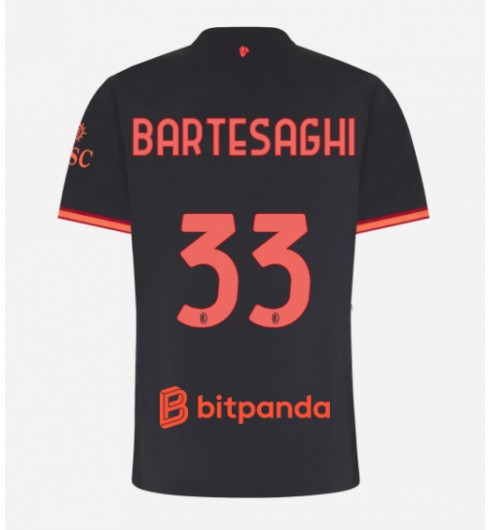 AC Milan Davide Bartesaghi #33 Tredjedrakt Dame 2026-27 Korte ermer AC Milan Davide Bartesaghi #33 Tredjedrakt Dame 2026-27 Korte ermer
